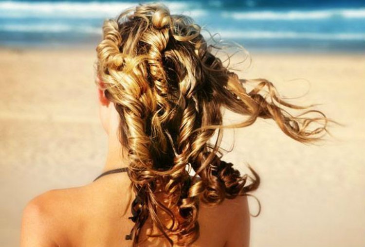 beauty, skin care, hair after the beach