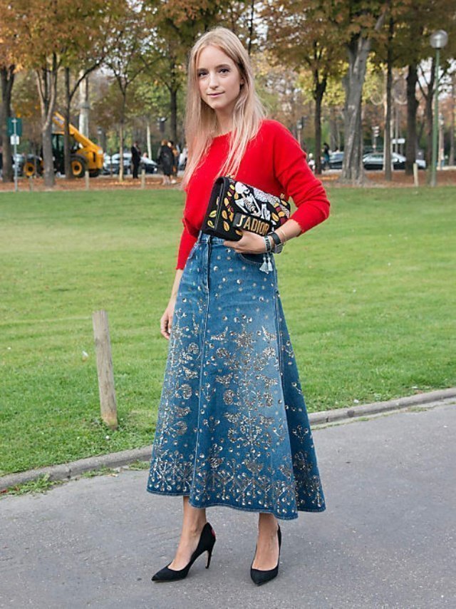 DENIM SKIRT 