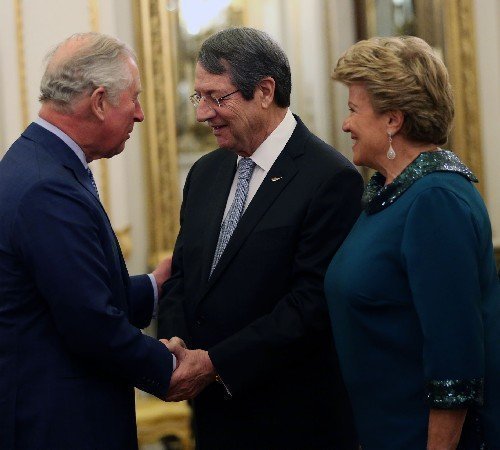 Ο Νίκος Αναστασιάδης στο Παλάτι του Buckingham (Φώτο)