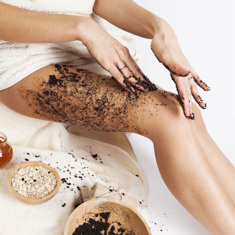 beauty, skin care, body scrub