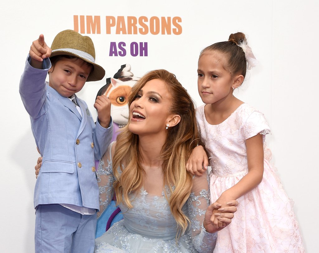 JLO and kids 