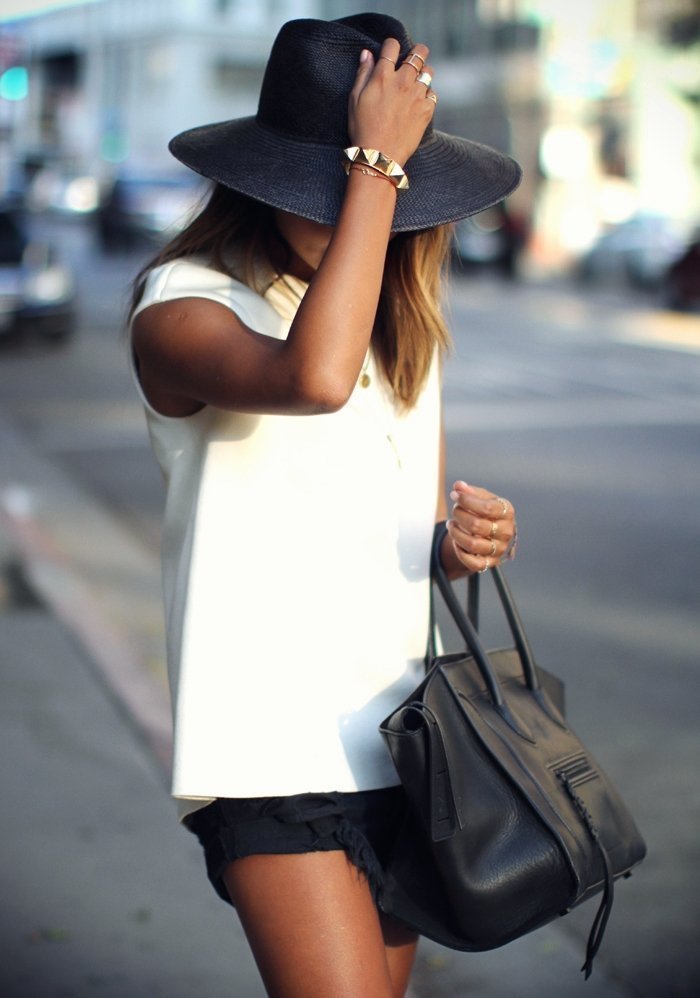 style trends, straw and fedora hats