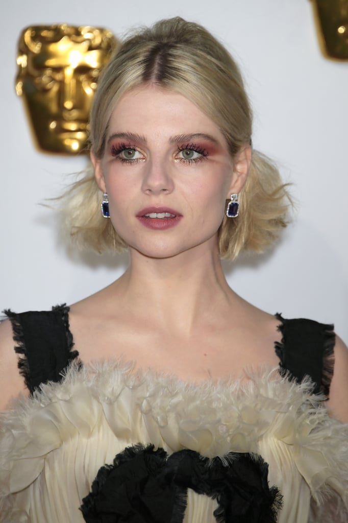 Lucy Boynton Baftas 2019 makeup