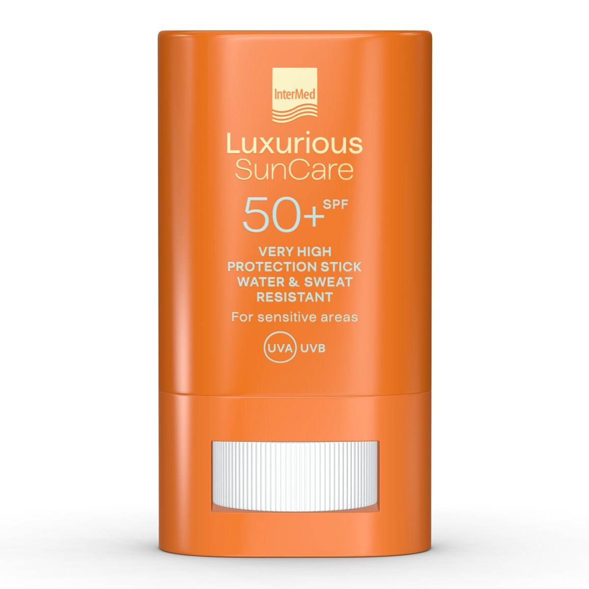 Συσκευασία του προϊόντος Luxurious SunCare Stick SPF 50+ της InterMed