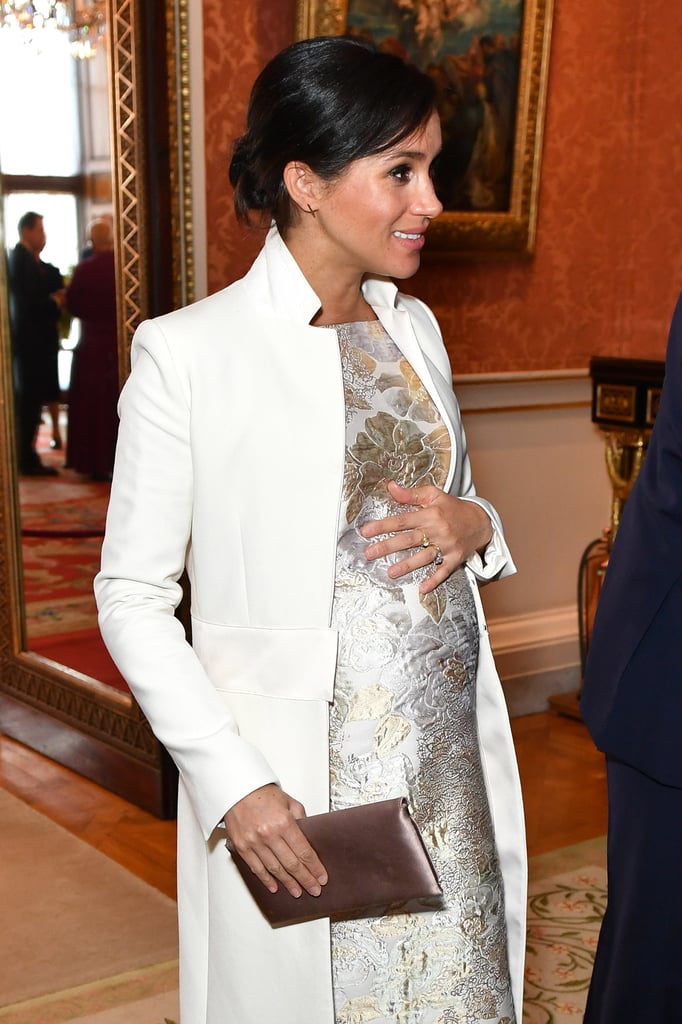 Meghan Markle brocade dress