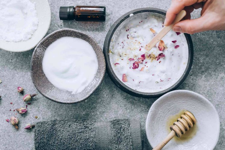 beauty, scrub, oily skin