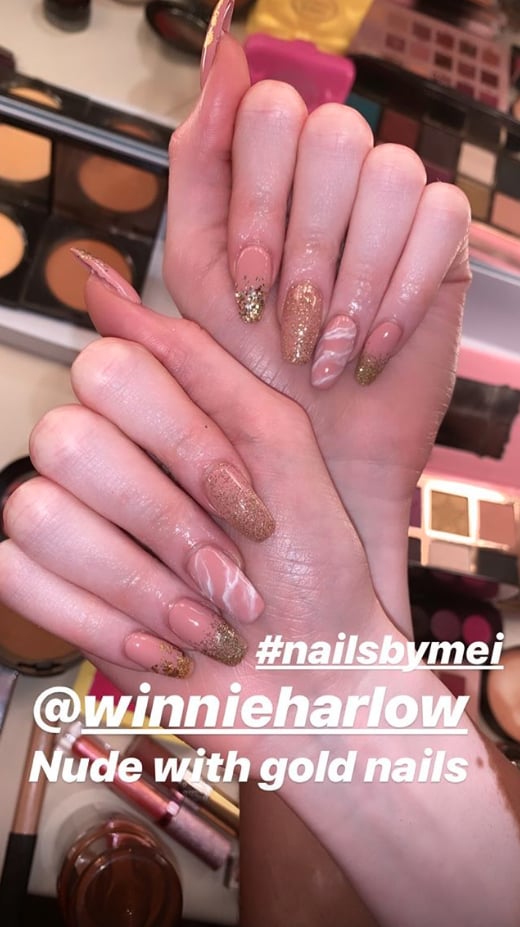 Winnie Harlow nails met gala 2019