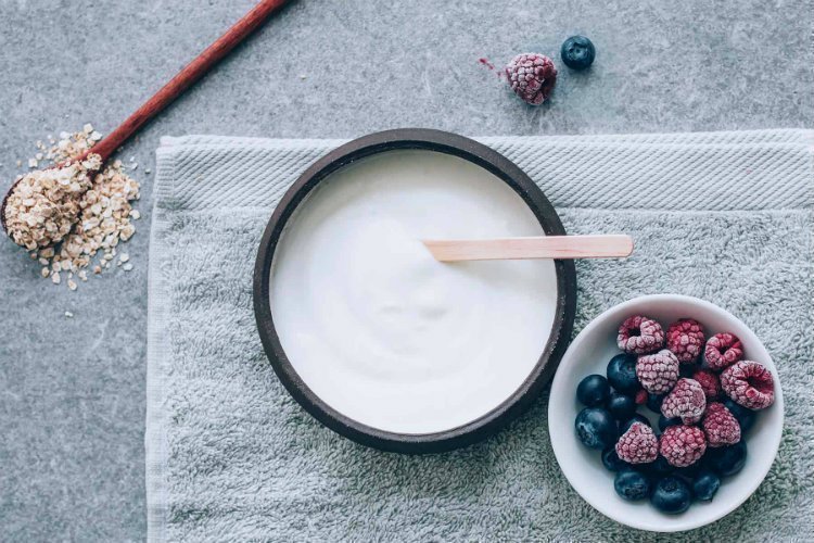 skin care, yogurt mask