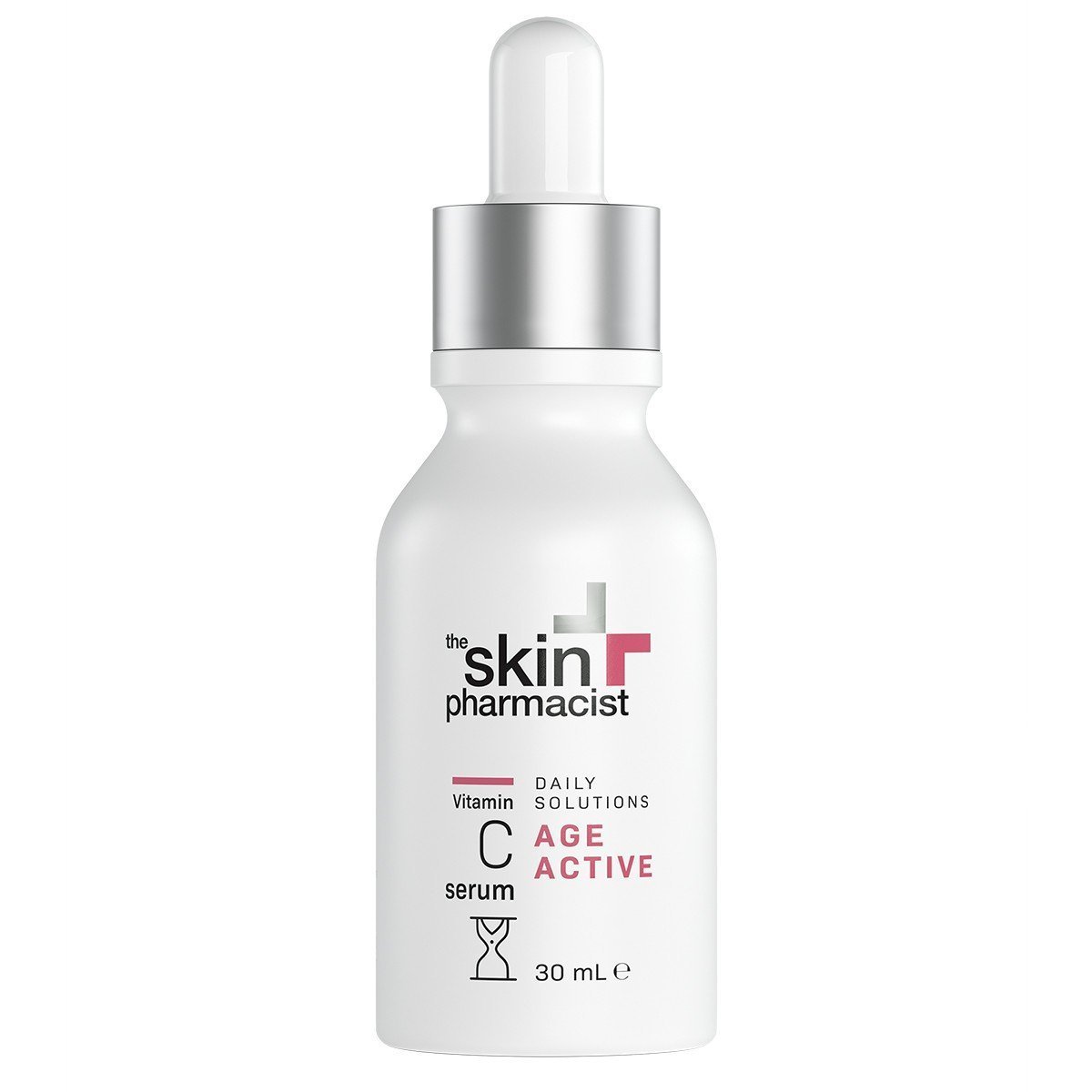 Ορός λάμψης για ομοιόμορφο τόνο AGE ACTIVE Vitamin C Serum από την The Skin Pharmacist. 