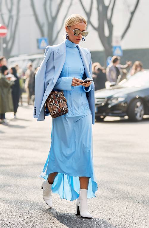 baby blue street style 2019