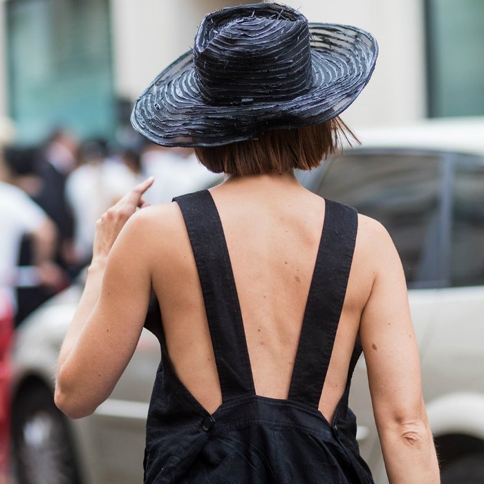 style trends. straw hat