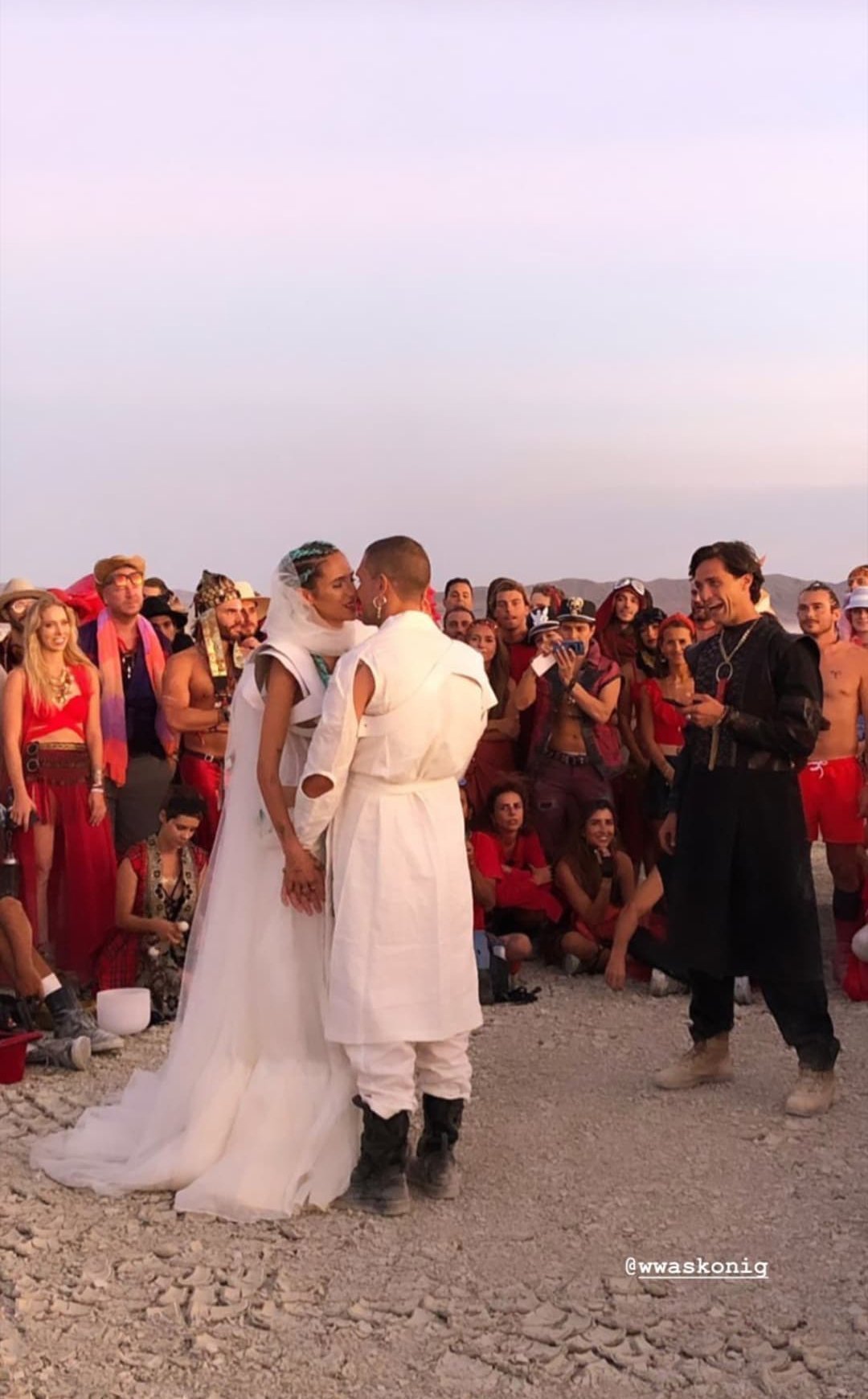 Burning Man wedding