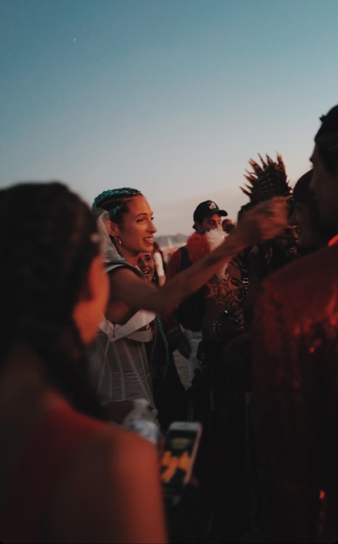 Burning Man wedding