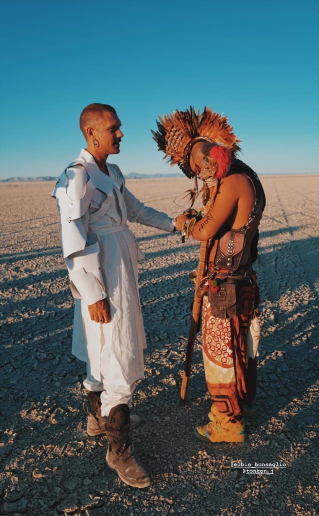 burning man wedding