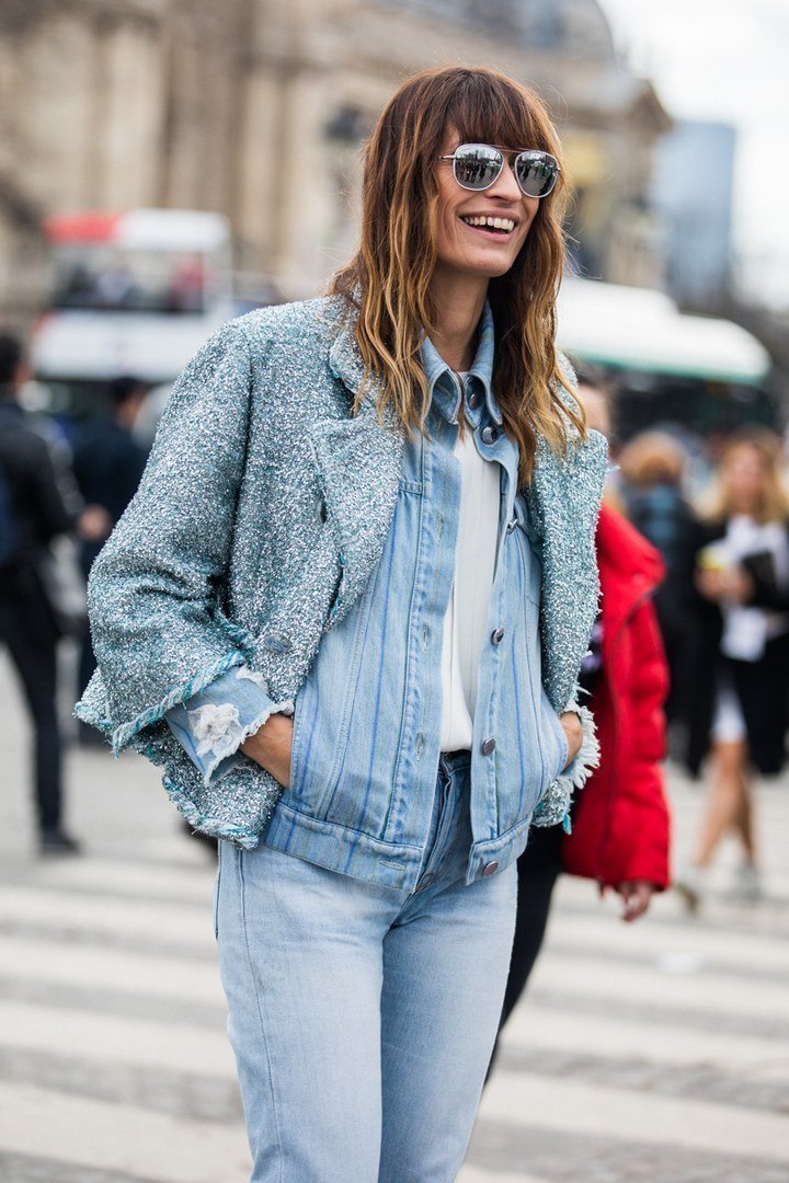 Chanel jacket street fashion
