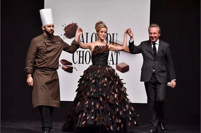 chocolate gown