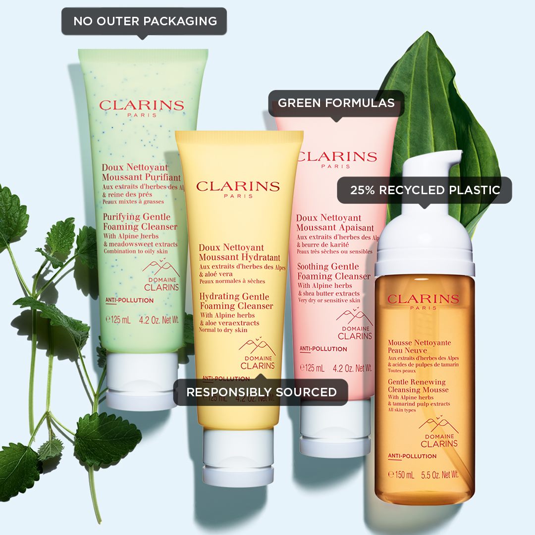 Clarins cleansers