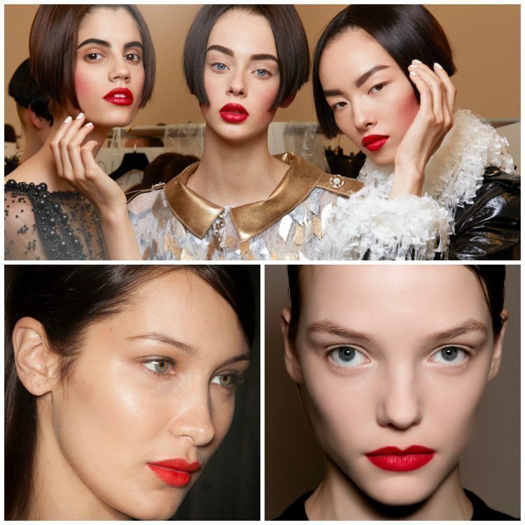  red lips, beauty trends