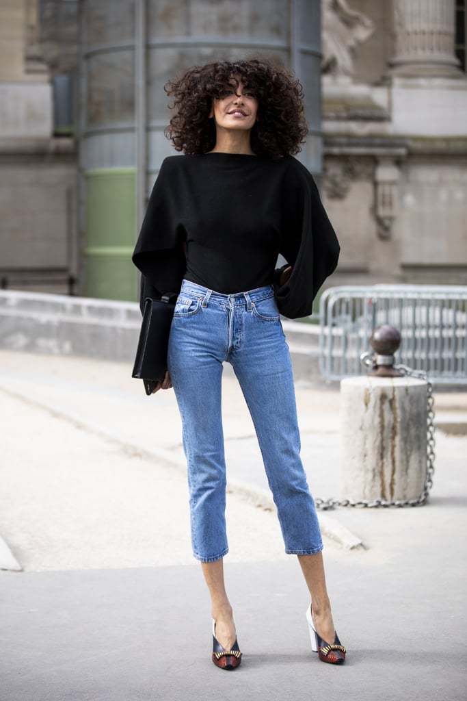 cropped jeans style