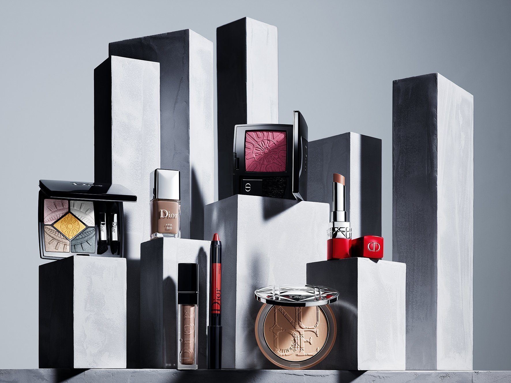 Dior makeup look fall 2019