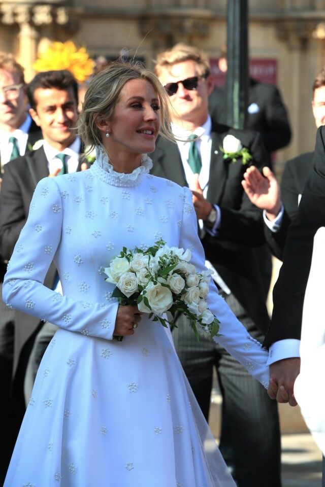 Ellie Goulding wedding dress