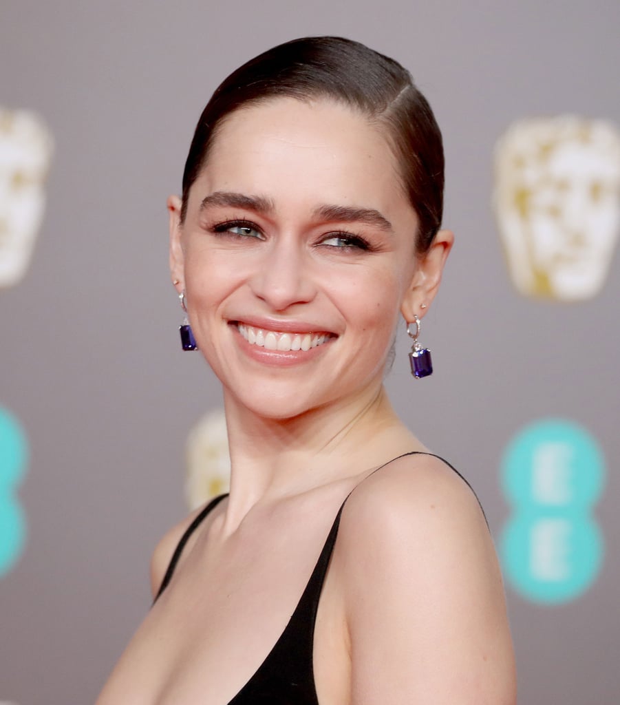 Emilia Clarke Beauty look Baftas 2020