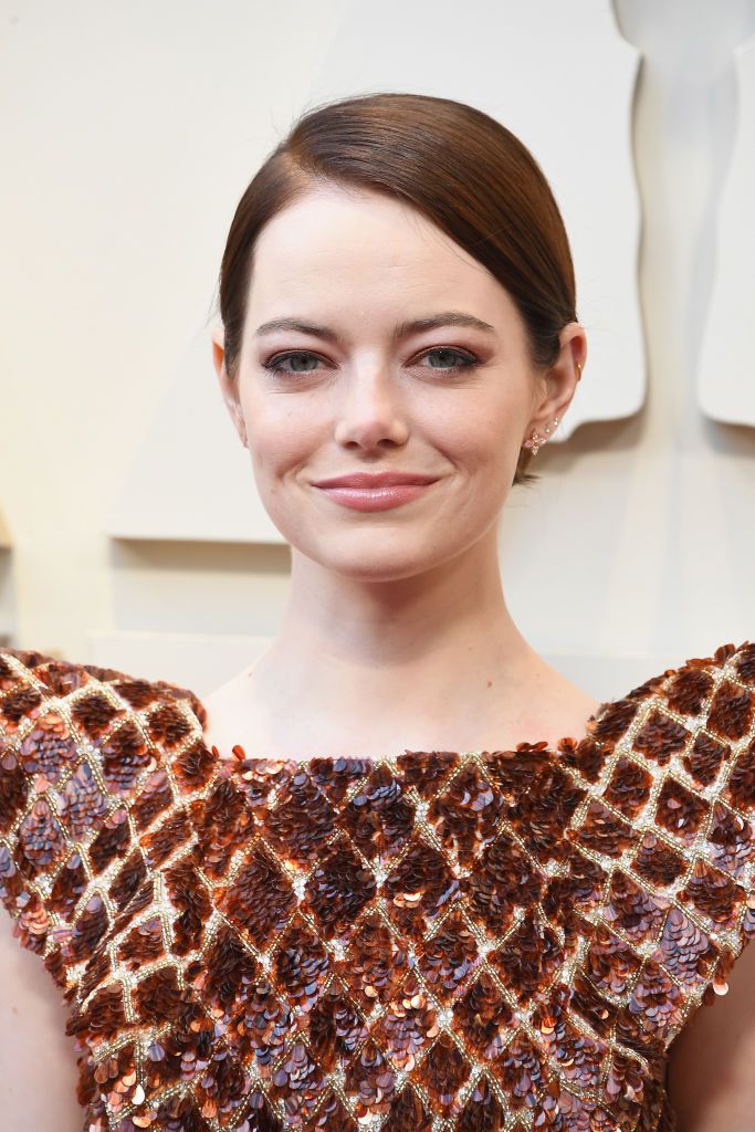 Emma Stone beauty looks Oscars 2019