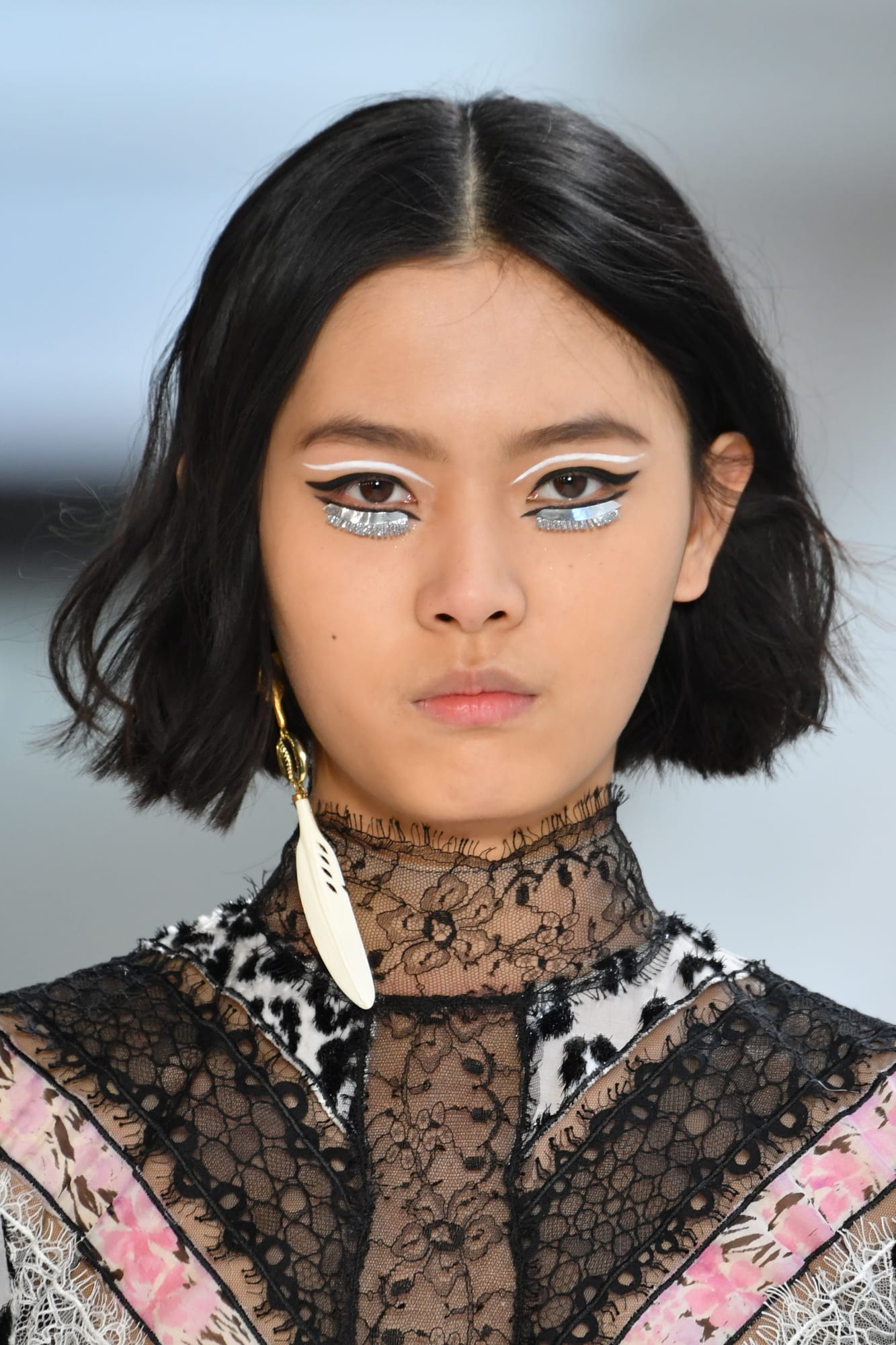 Giambattista Valli backstage beauty look 2019