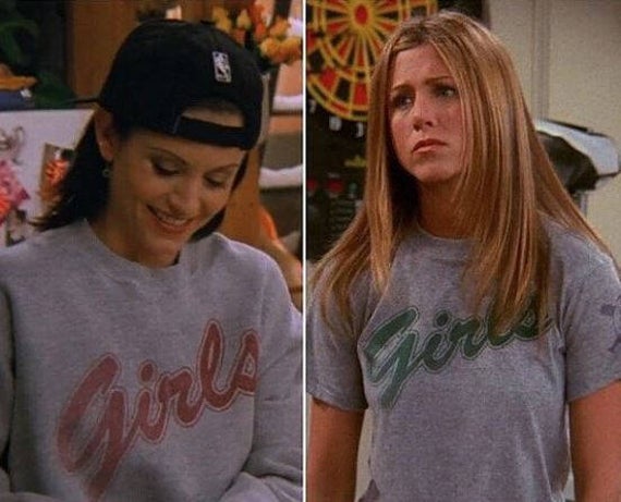 Monica and Rachel Friends