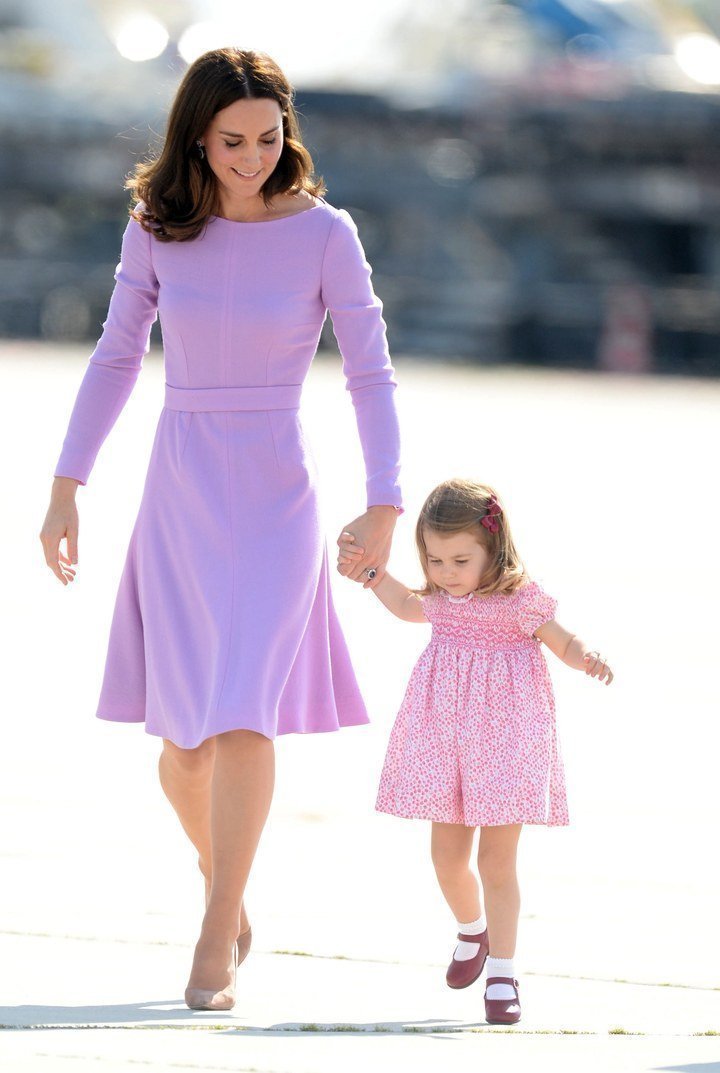 Kate Middleton Princess Charlotte looks