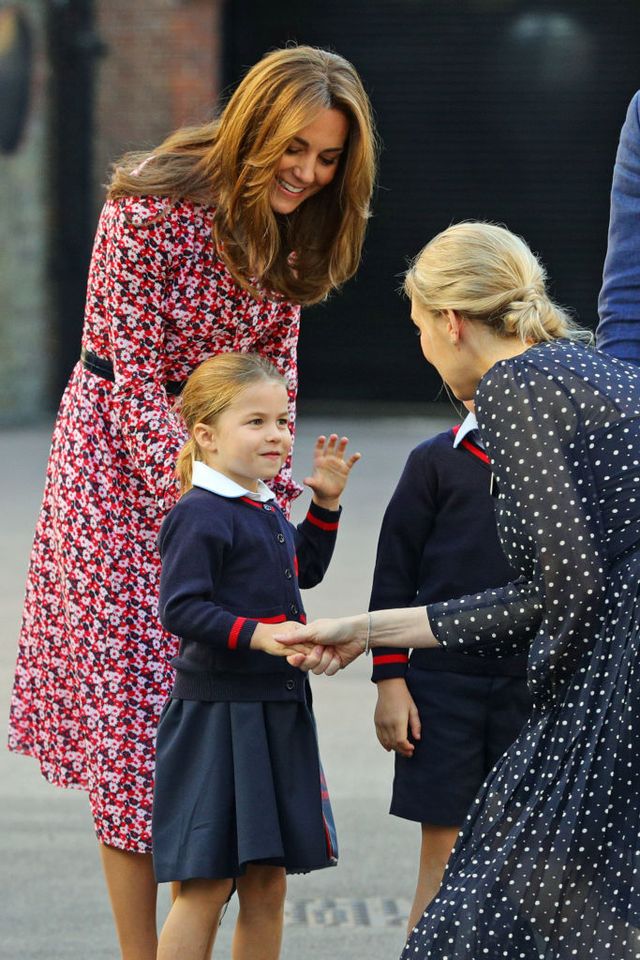 Kate Middleton school day