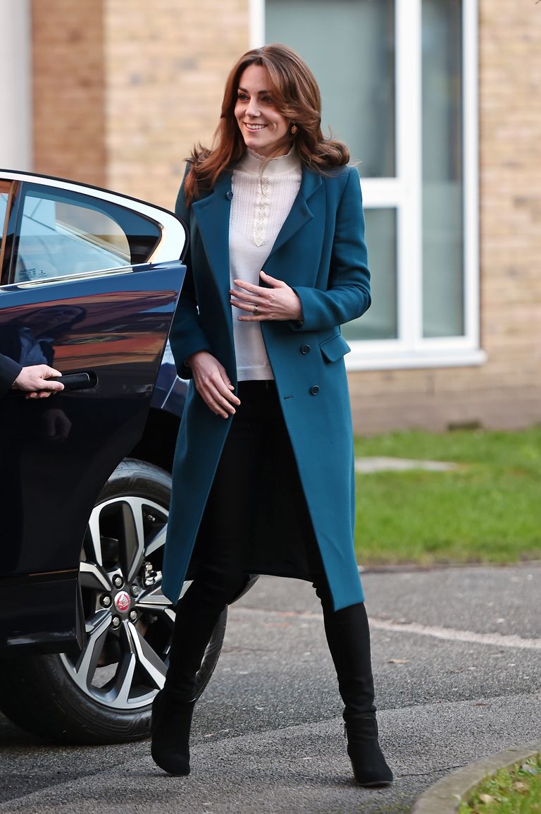 Kate Middleton blue coat