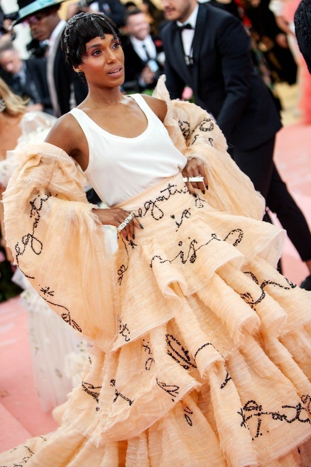 Kerry Washington hair met gala 2019