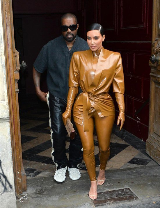 Kim Kardashian North West Paris Fashion Week