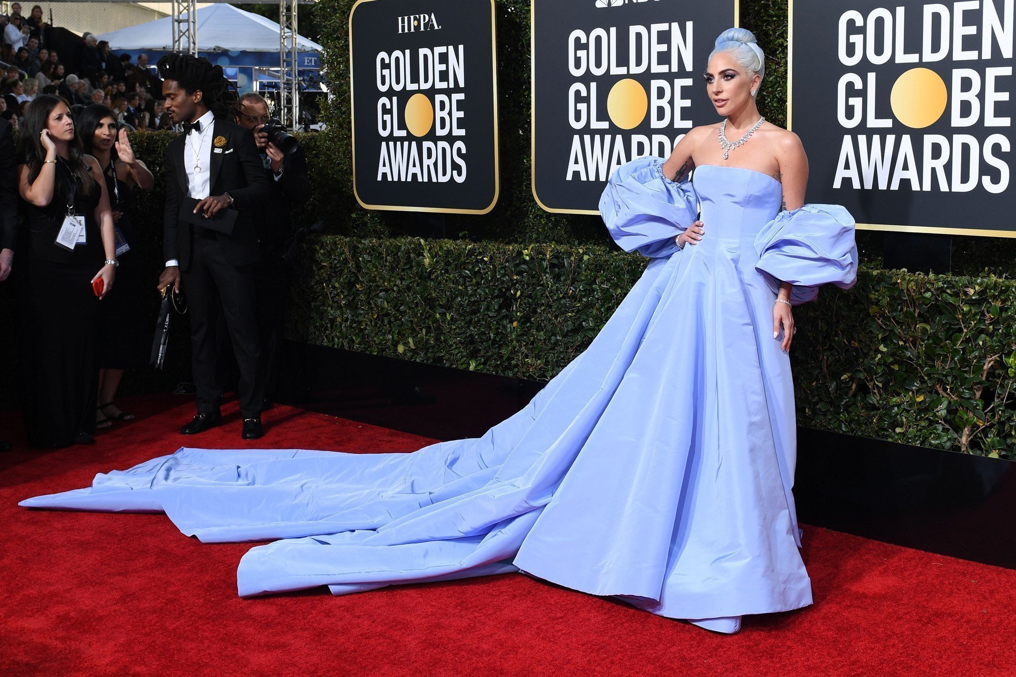 Lady Gaga Golden Globes dress