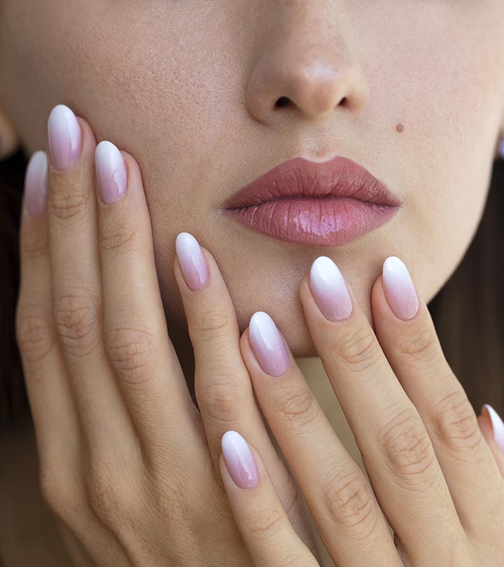 lavender ombre nails