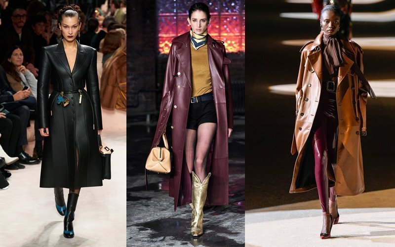 leather coats trend 2020