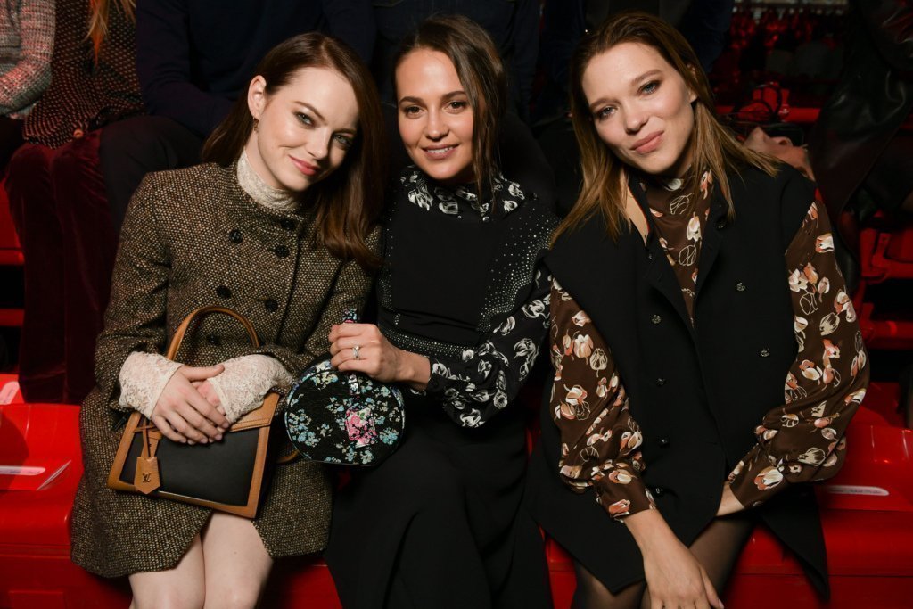 Emma Stone, Alicia Vikander and Léa Seydoux.