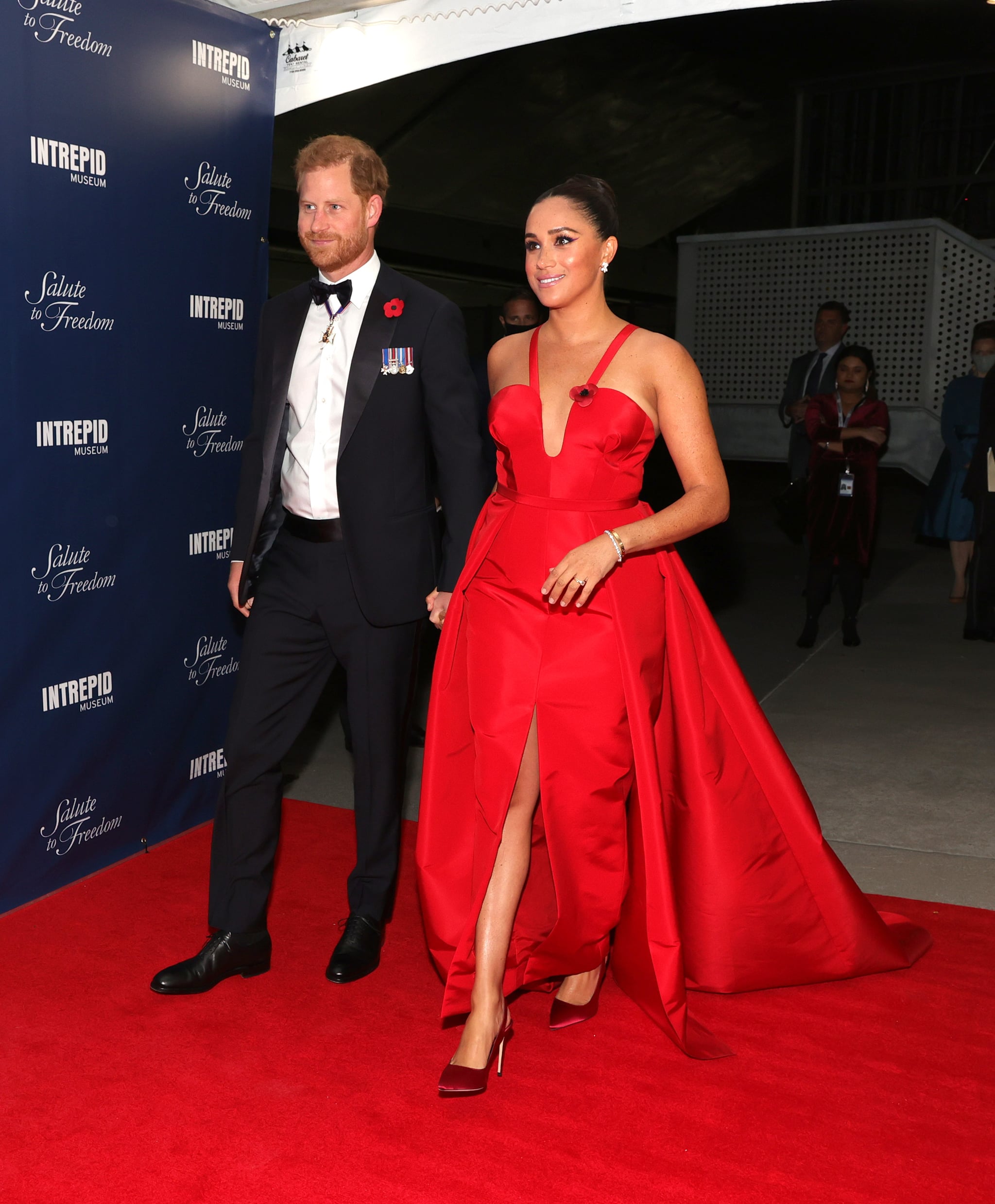 Meghan Markle red gown