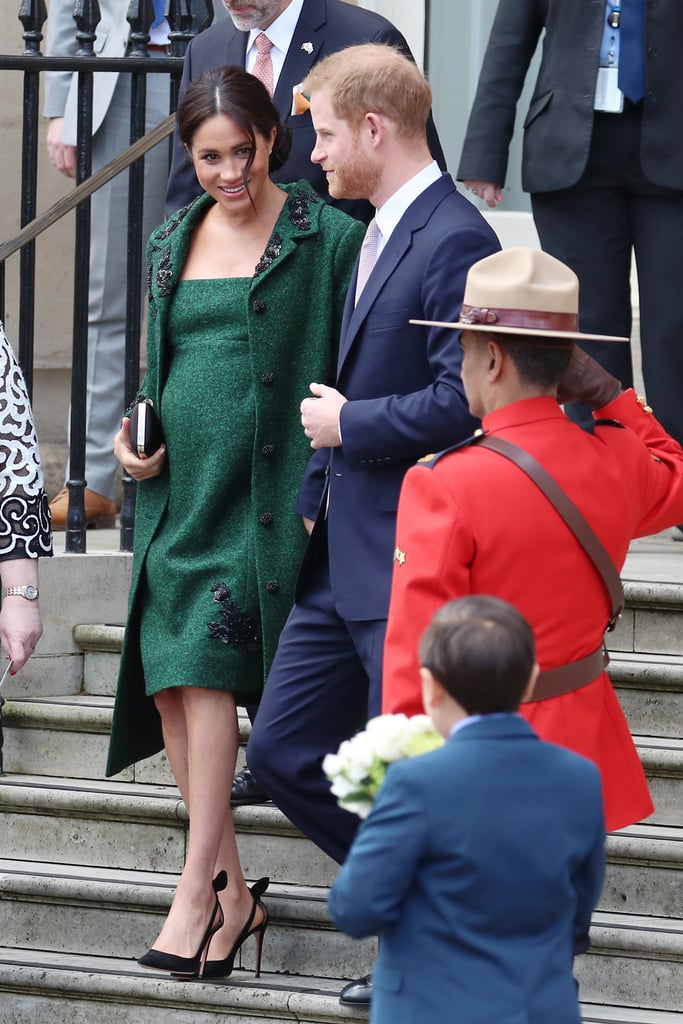 Meghan Markle green coat