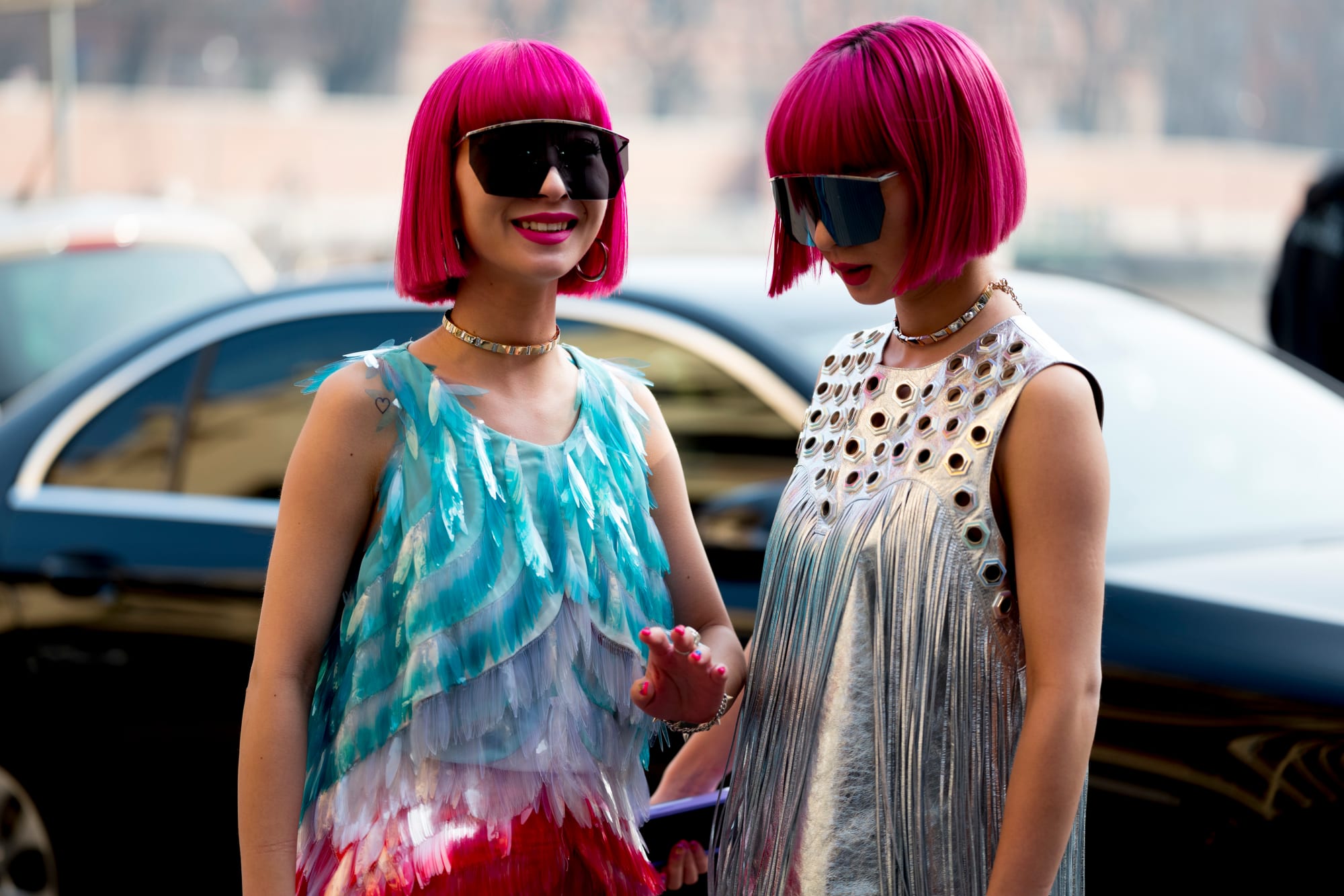 Milan Fashion Week hair street fashion