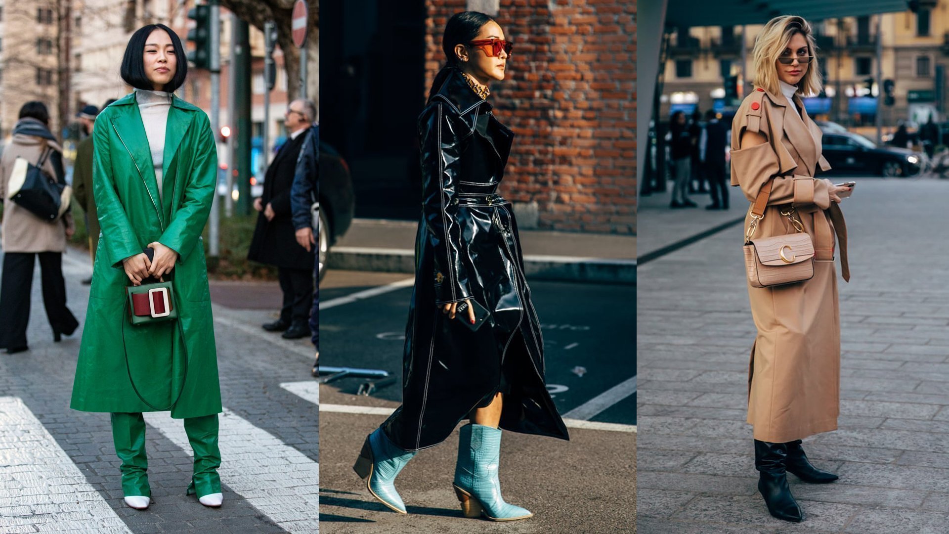 milan fashion week trench street fashion 2019