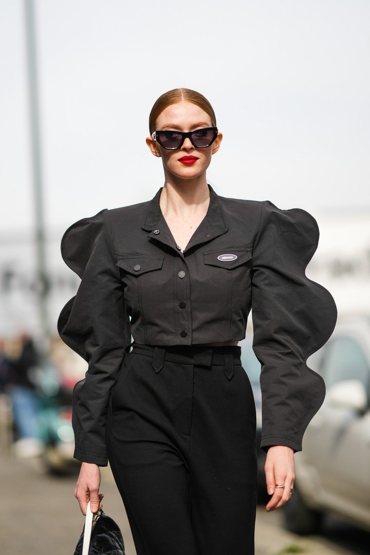 milan fashion week street style beauty 2022