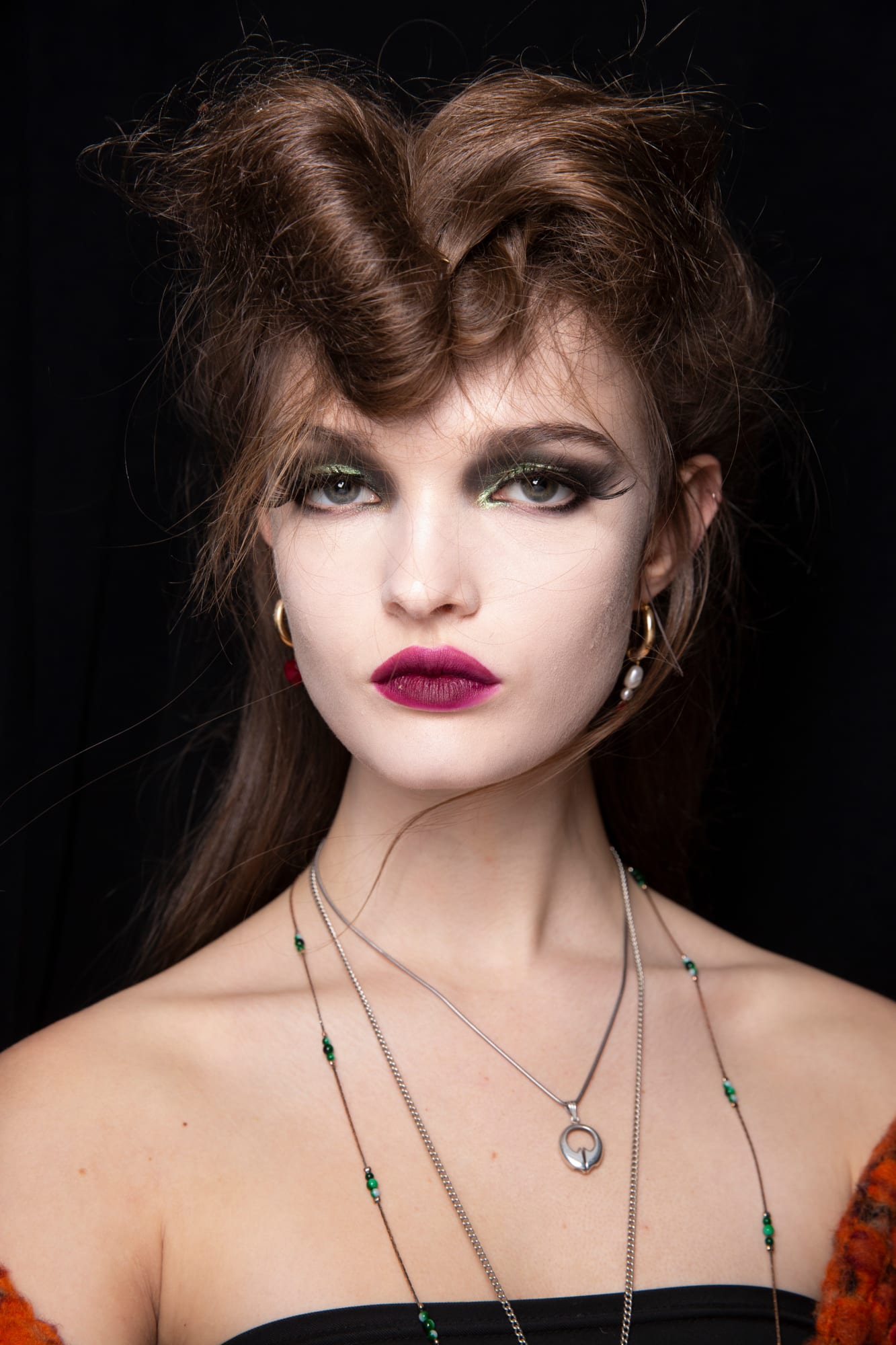 new york fashion week beauty looks vampire trend