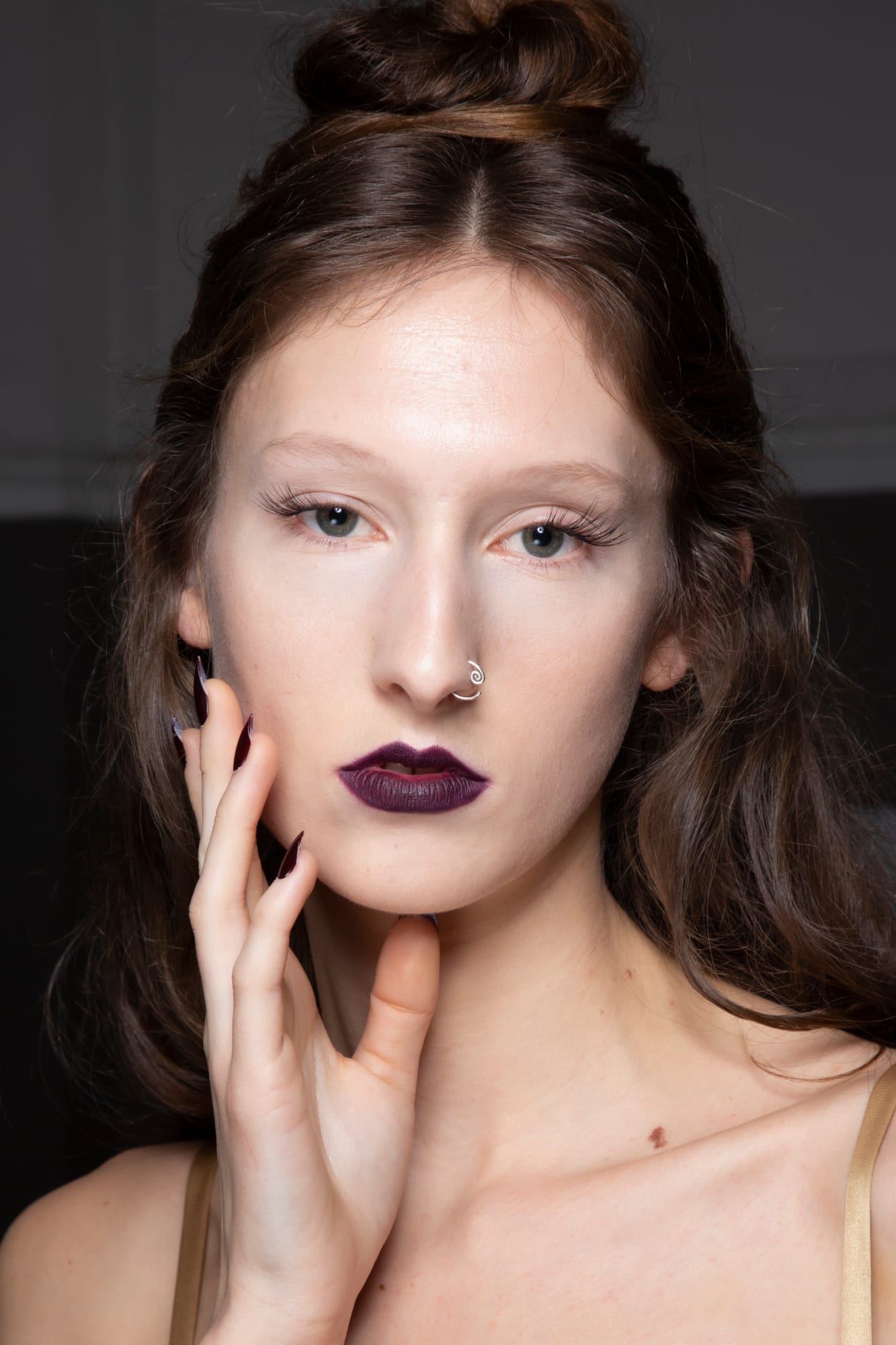 new york fashion week beauty looks vampire trend