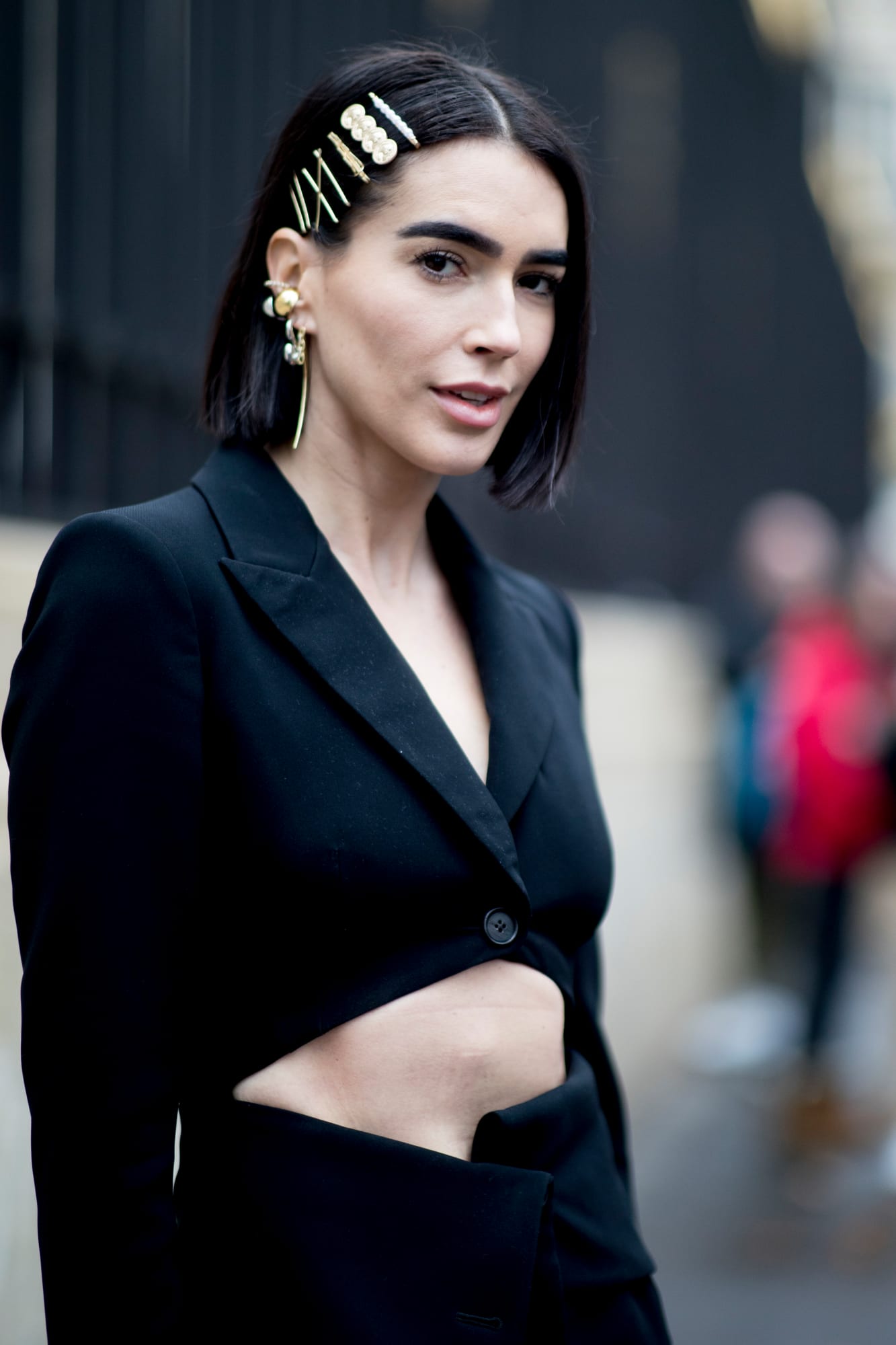 paris fashion week hair looks street