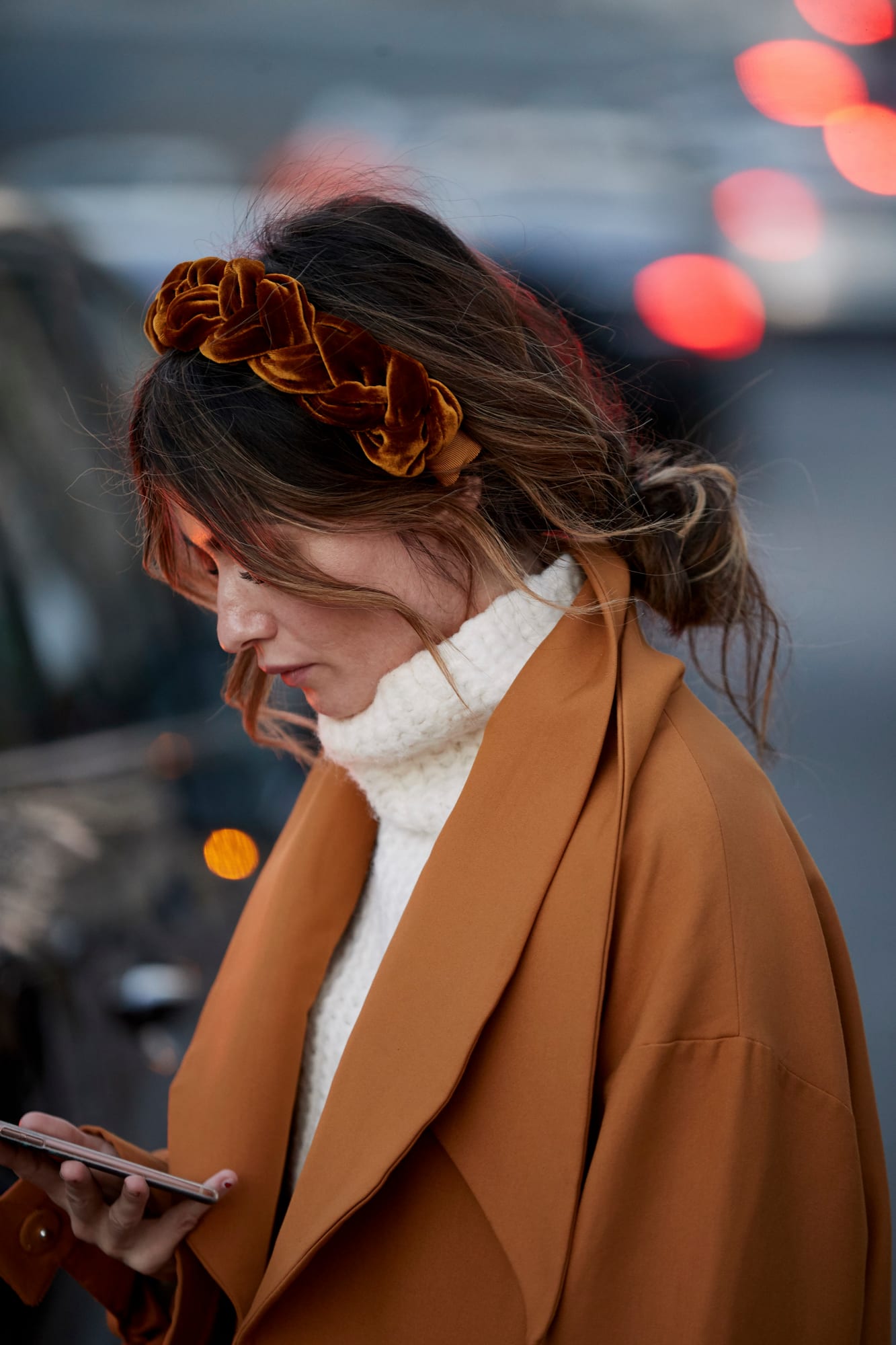 paris fashion week street fashion hair