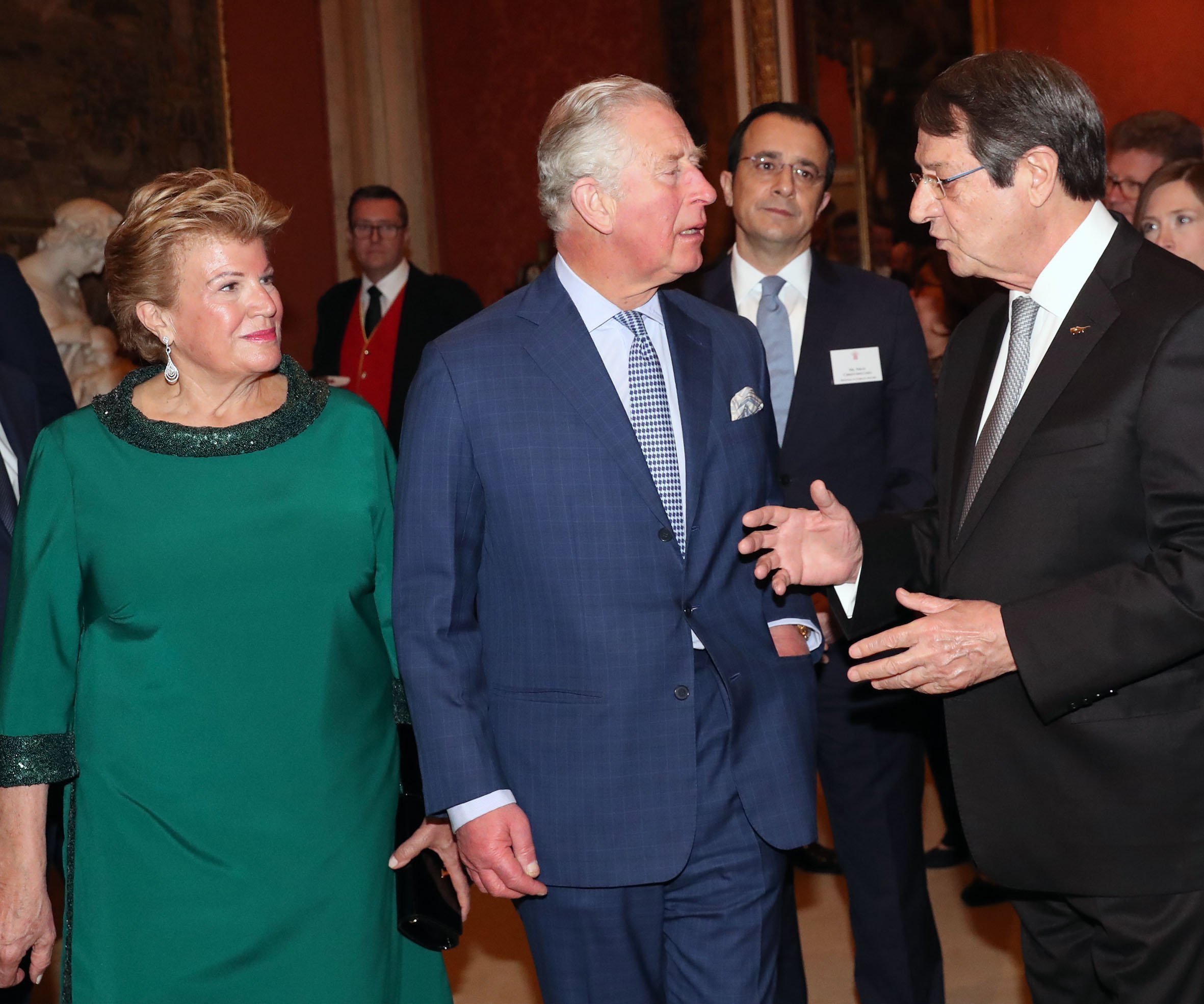 Ο Νίκος Αναστασιάδης στο Παλάτι του Buckingham (Φώτο)