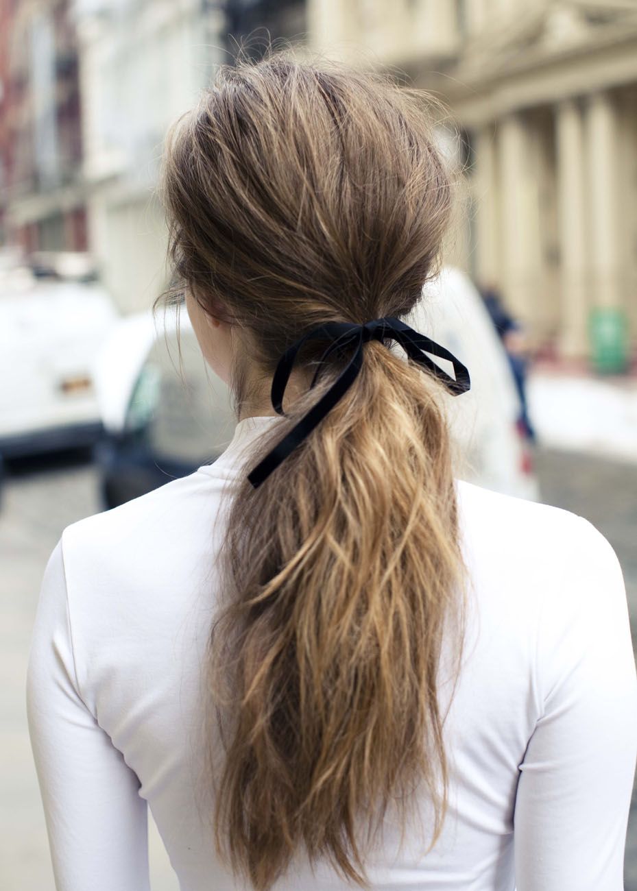 low ponytail