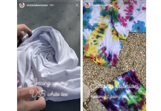 Victoria Beckham tie-dye prints